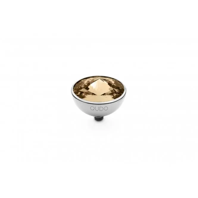 Silver 13mm Bottone Ring Top Light Colorado Topaz