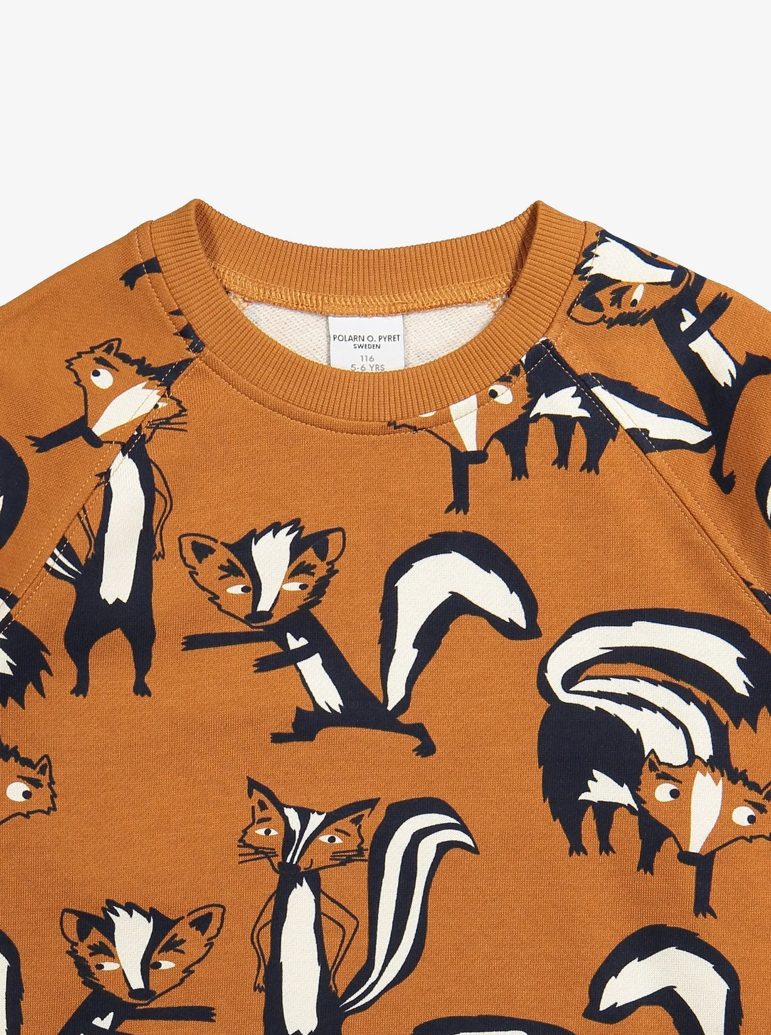 Skunk Print Kids Sweatshirt