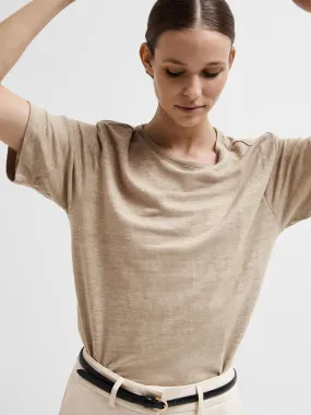 SLF Vilja Linen SS Tee in Humus