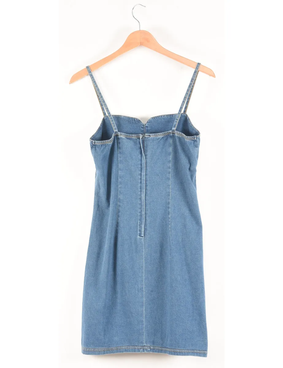 Strappy Denim Dress - S