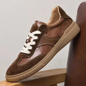 Suede Leather Casual Sneakers