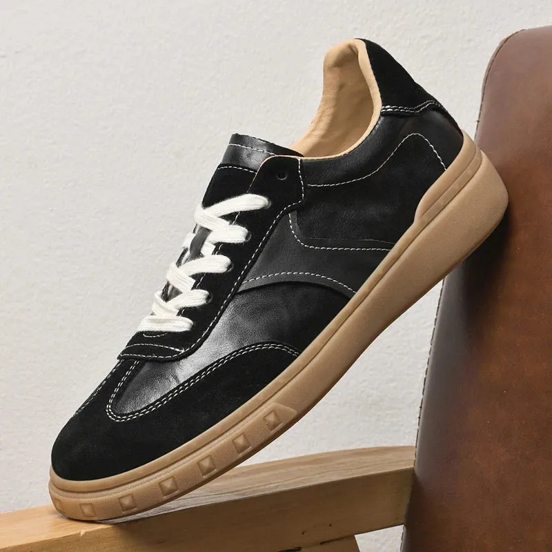 Suede Leather Casual Sneakers