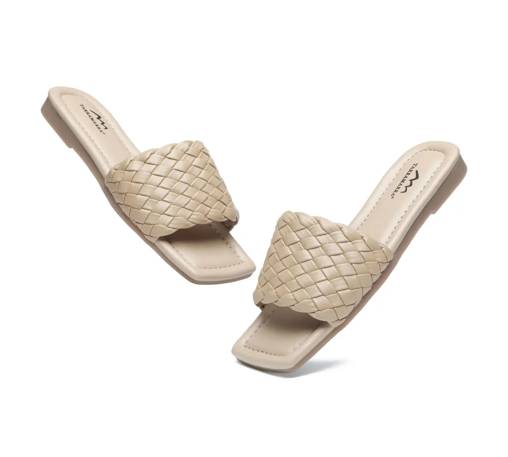 TARRAMARRA® Open Toe Woven Flat Sandals Women Taunia