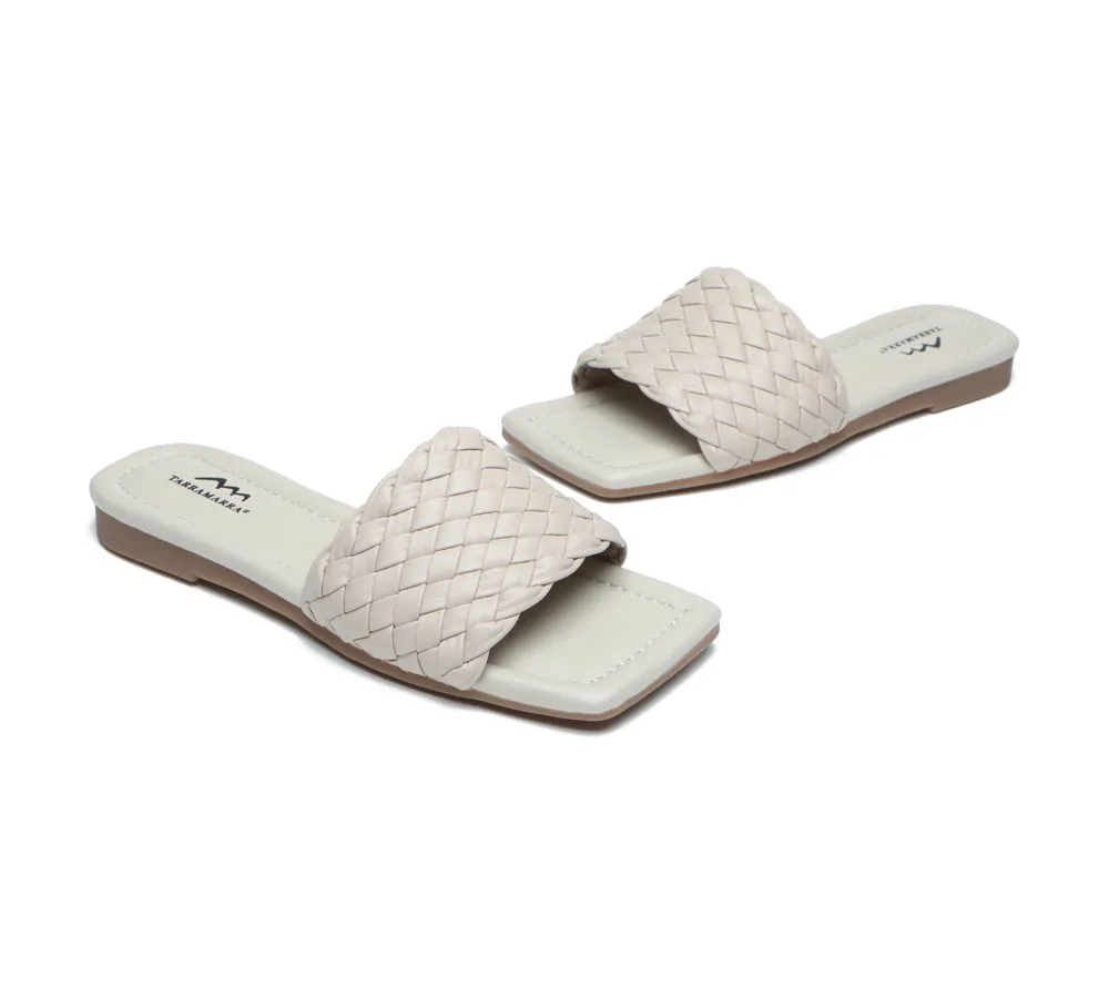 TARRAMARRA® Open Toe Woven Flat Sandals Women Taunia
