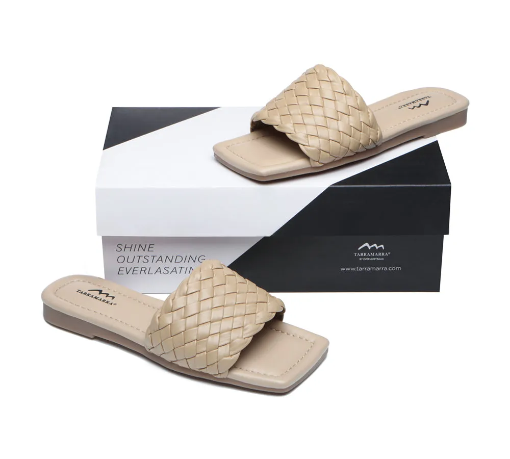 TARRAMARRA® Open Toe Woven Flat Sandals Women Taunia