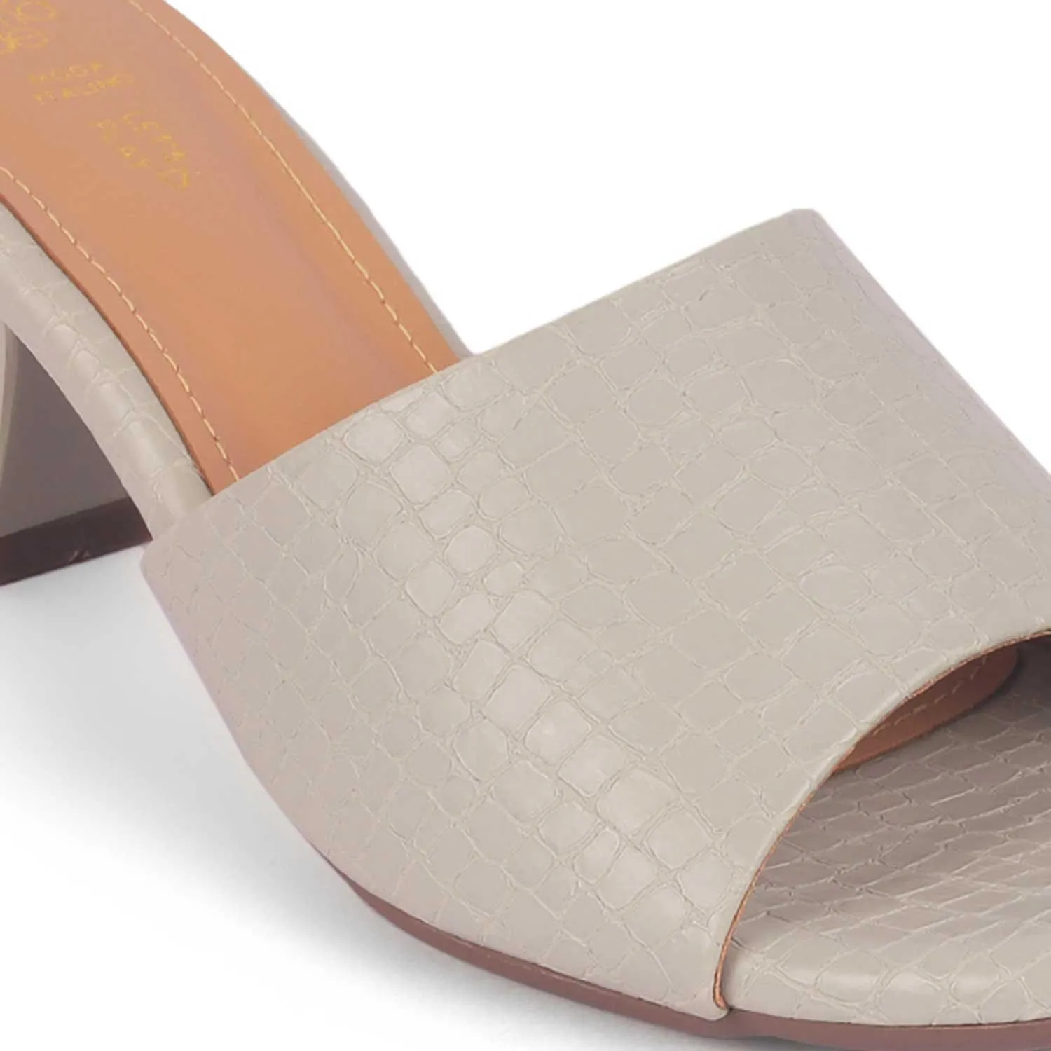 Tresmode Bray Grey Women's Casual Heel Sandals