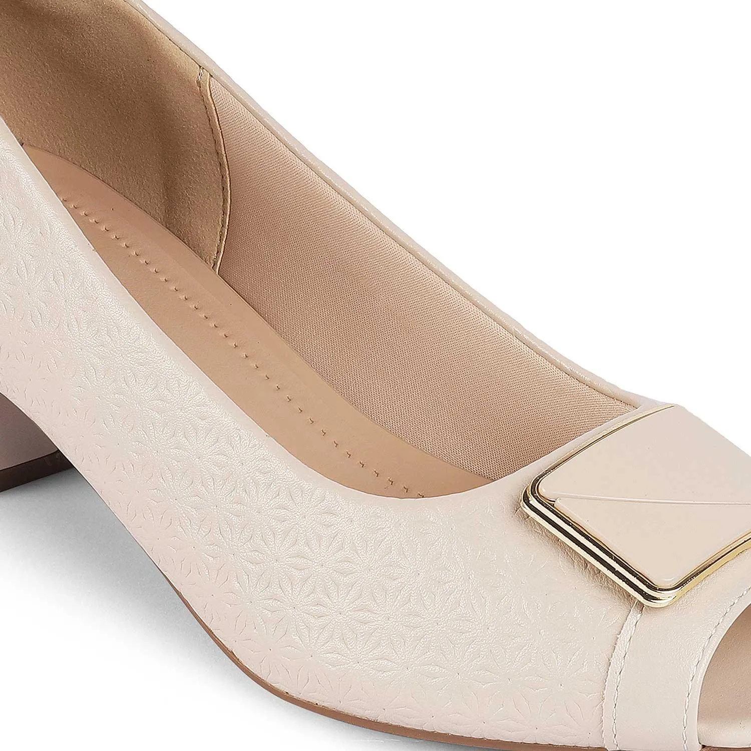 Tresmode Treroy Beige Women's Peep Toe Sandals