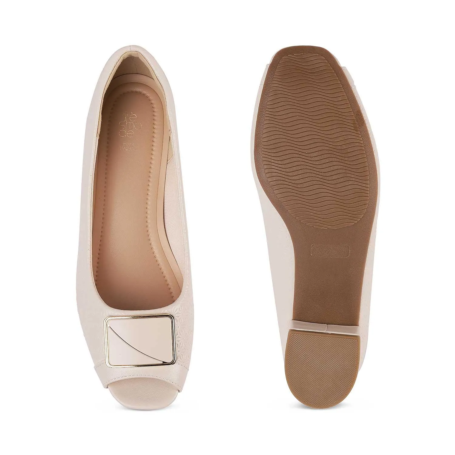 Tresmode Treroy Beige Women's Peep Toe Sandals