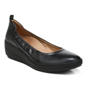 Vionic Women's Jacey Wedge Loafers- Black
