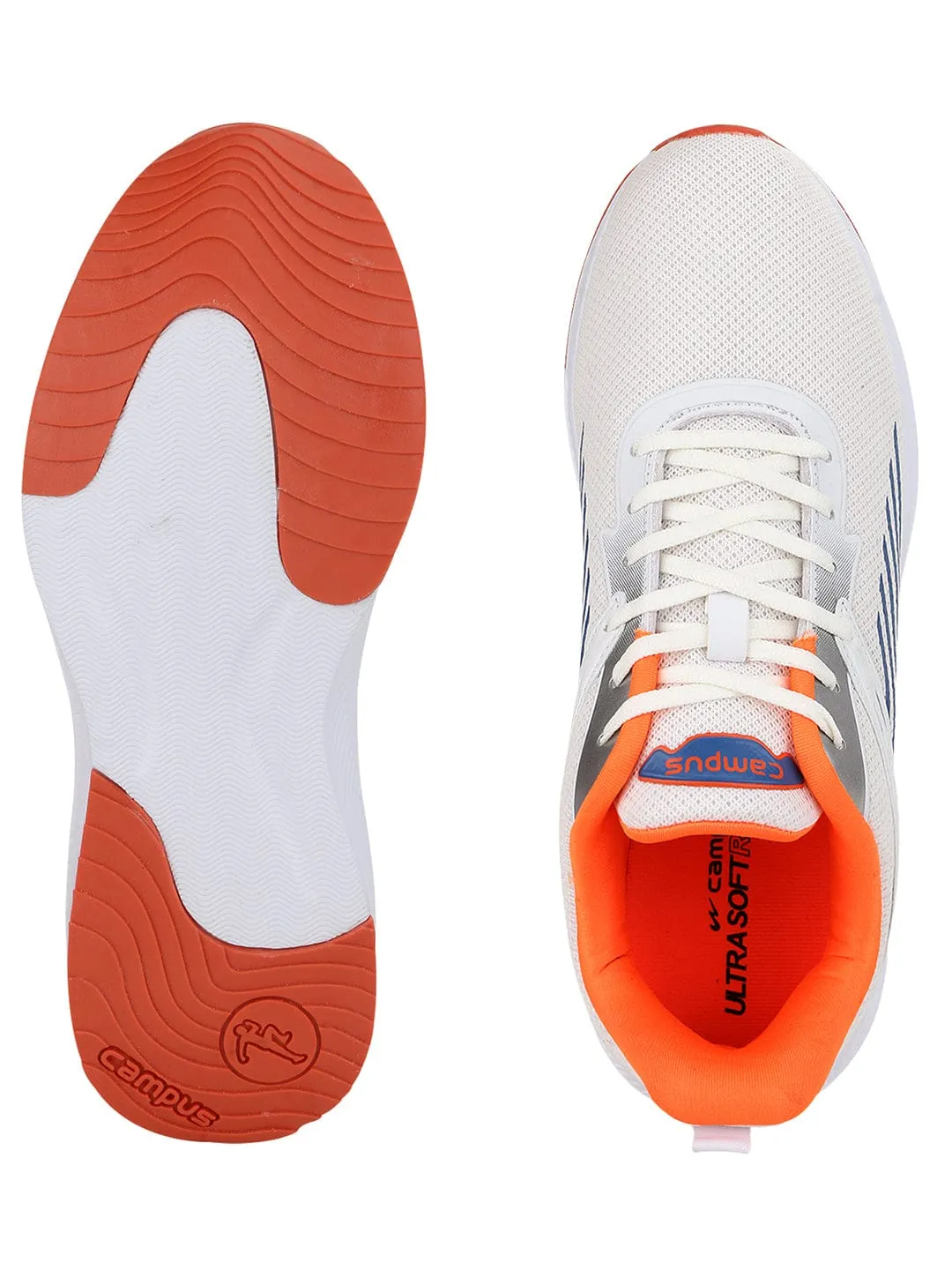 ZYNGA White Men's Running Shoes
